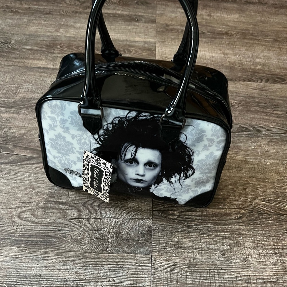 Edward Scissorhands Fleur De Lis Purse New with tags